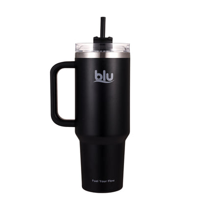 FlowStraw V2 · Dark Night Black · 1200ml / 40oz