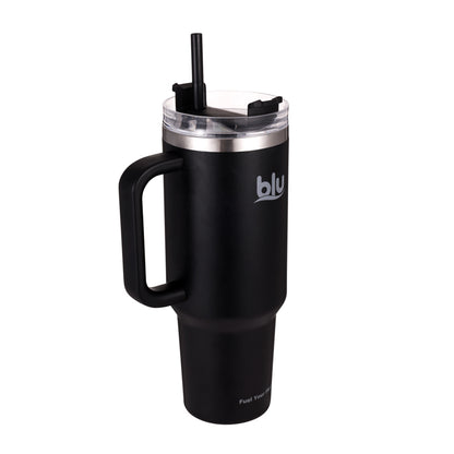 FlowStraw V2 · Dark Night Black · 1200ml / 40oz