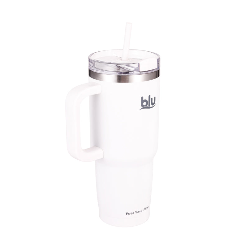 FlowStraw V1 · White · 900ml / 30oz