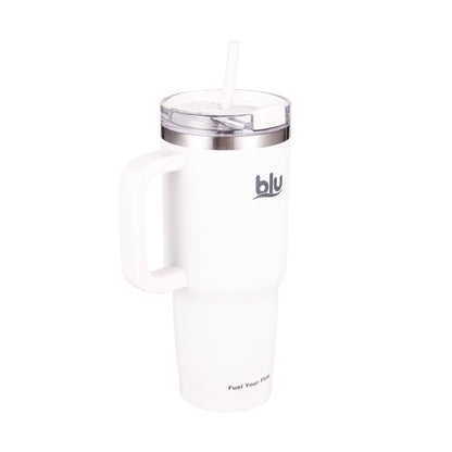 FlowStraw V1 · White · 900ml / 30oz