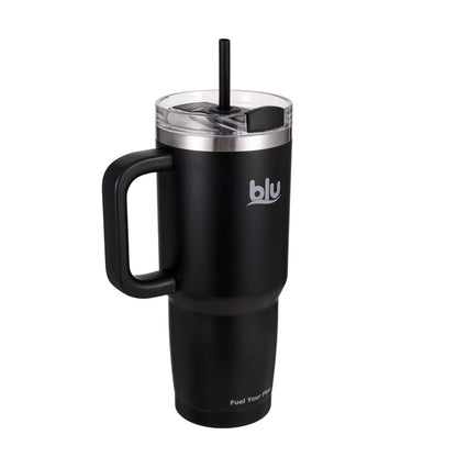 FlowStraw V1 · Dark Night Black · 900ml / 30oz