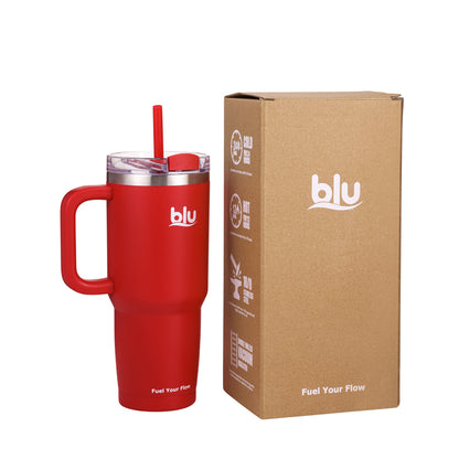 FlowStraw V1 · Red · 900ml / 30oz