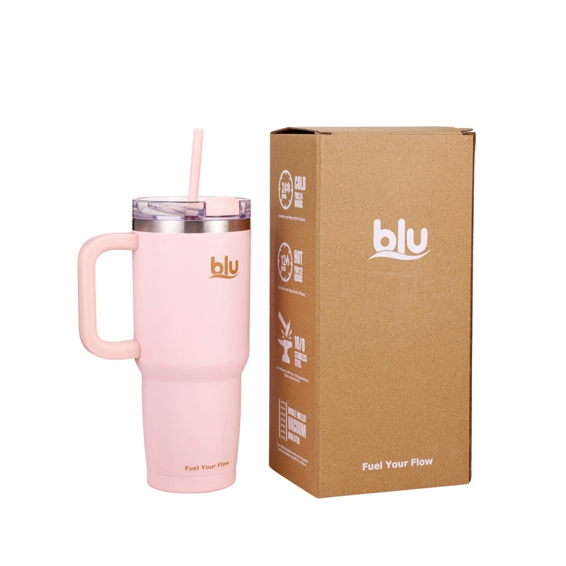 FlowStraw V1 · Pink · 900ml / 30oz