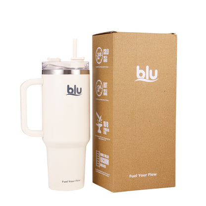 FlowStraw V2 · Off White · 1200ml / 40oz